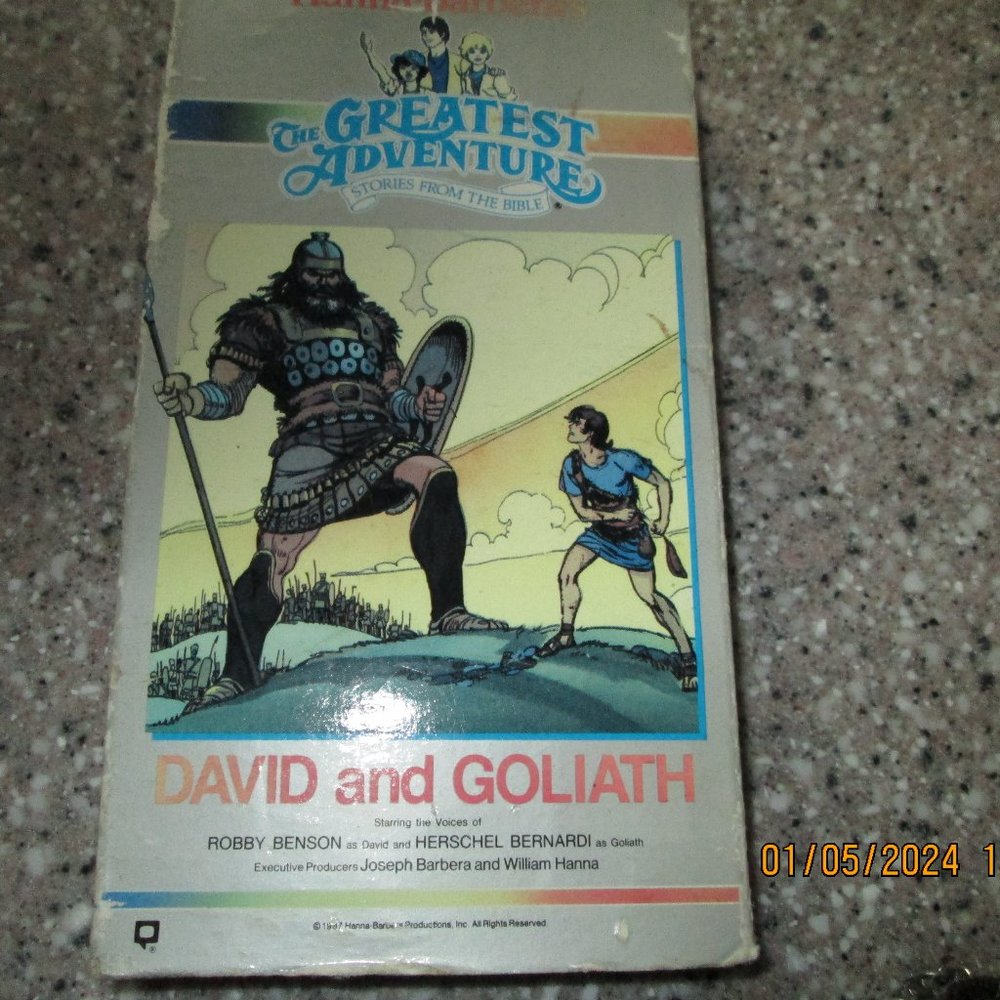 vhs tape SOLD david and goliath